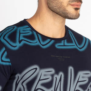 Camiseta de entrenamiento de alto rendimiento para hombre OEM con tecnología de absorción de sudor para fitness y gimnasio, 100% algodón, camisetas para hombre - Product Image 6