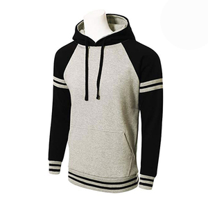 Sweat-shirt à capuche personnalisé avec logo pour femme, color block, en molleton unisexe, vierge, pour la vente en gros, avec patchwork coupé-cousu - Product Image 3