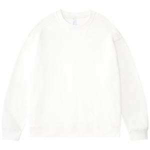 Sweat-shirt unisexe d'hiver de haute qualité en gros, coupe oversize XL à épaules tombantes, style streetwear, en polyester/coton - Product Image 3
