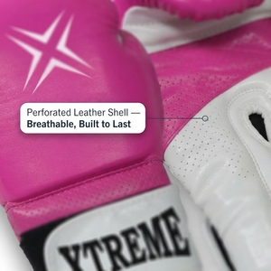 Guantes de boxeo profesionales, guantes de entrenamiento, guantes deportivos de cuero con cierre de velcro, equipo de boxeo, guantes deportivos para entrenamiento - Product Image 6