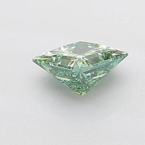 Diamante Suelto Cultivado en Laboratorio, Corte Princesa, Claridad VS2, 0.90-1.10 Ct, Color Verde Intenso, para Diseño de Joyería de Lujo - Product Image 2