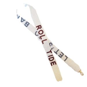 Beaded <b>Strap</b> belt GO FROGS Handmade Embroidery <b>Crossbody</b> Shoulder Bag <b>Strap</b> Custom Purse Belt Adjustable Gameday College <b>strap</b> - Product Image 3