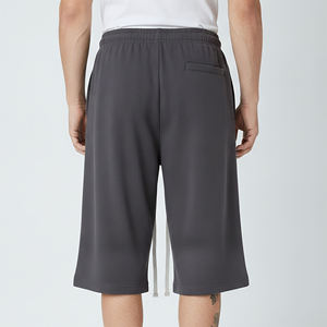 กางเกงขาสั้นแบบสั่งทำพิเศษ เนื้อผ้าถักแน่น สวมใส่สบายๆ สำหรับฤดูร้อน สไตล์ฮิปฮอป ระบายอากาศได้ดี ความยาว 3/4 ราคาถูก - Product Image 4