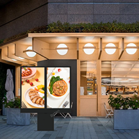 Vente chaude, directement de l'usine, écran LCD extérieur pour drive-thru, menu numérique, IP65 étanche, haute luminosité pour restaurant