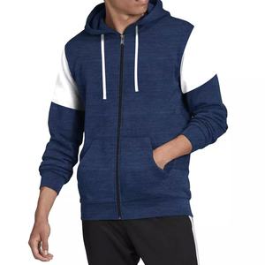 Unisex 100% Cotton Hoodie Set Custom Logo Multicolor Multicolor Tracksuit Waterproof Print Pattern <b>Men's</b> <b>Jogger</b> Hoodie Set Blue - Product Image 1