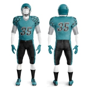 Jeunes et hommes toutes tailles ensembles d'uniformes de vêtements de sport graphique personnalisé sublimé maillot de Football américain Match porter des Kits de Club de prix bon marché - Product Image 6