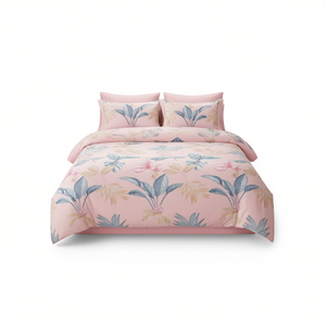 Rosy Angel 4-Piece Cotton Bedding <b>Set</b> Standard Size Quality <b>Comforter</b> for Bedroom King Twin Sizes for Hotel Home or Wedding - Product Image 2