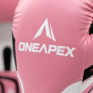 <b>Boxing</b> <b>Gloves</b> Pink <b>White</b> PU Leather Professional Training Fight <b>Gloves</b> Padded <b>Boxing</b> Custom Logo OEM Wholesale Sports - Product Image 6