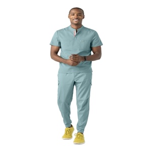 Customizable Women's Fashionable Hospital <b>Scrub</b> Uniform Sets Rayon Polyester Spandex Jogger Nurse Care Outfit - Product Image 2