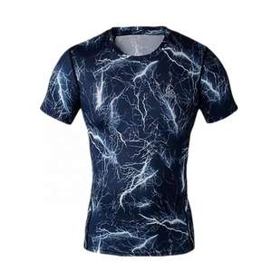Camisetas de Camuflaje al por Mayor con Logotipo Personalizado, Camisetas Unisex de Secado Rápido y Tejido Transpirable para Gimnasio y Uso al Aire Libre - Product Image 6
