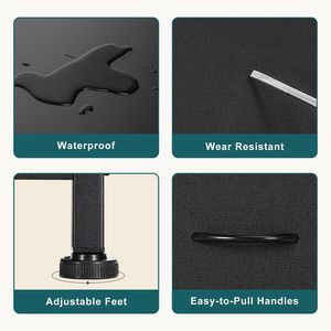 Cassettiera da camera a 6 cassetti con struttura in metallo e piano in legno, contenitore portaoggetti in tessuto con funzione TV - Product Image 3