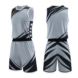 Maillots de basket-ball de haute qualité, imprimés par transfert thermique, respirants, à séchage rapide, manches courtes, pour hommes, grandes tailles, 100% polyester - Product Image 3