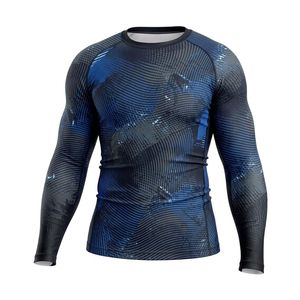 เสื้อรัดรูปแขนยาวซับเหงื่อ ยืดได้สี่ทิศทาง สำหรับแบรนด์ฟิตเนสและผู้ค้าปลีกชุดกีฬา ขายส่ง - Product Image 1