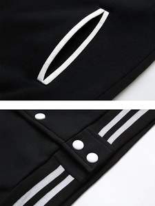 Chaqueta Universitaria Unisex Vintage con Estampado de Letras, Sudadera Informal con Parches, Chaqueta Bomber de Béisbol, Talla Grande - Product Image 6