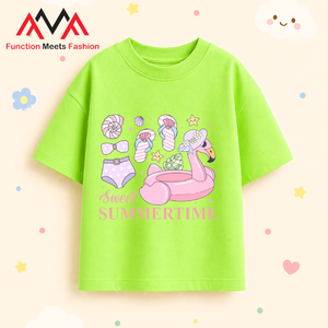 เสื้อยืดคอกลมสีเขียวมะนาวสำหรับผู้ชาย เสื้อยืดแขนสั้นลำลองสไตล์สตรีทแวร์และชุดชายหาด - Product Image 6