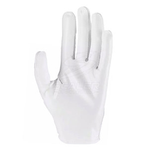 Gants de football américain en cuir, poignées respirantes, légères, durables, forte adhérence, ajustement confortable pour les jeunes et les adultes - Product Image 5