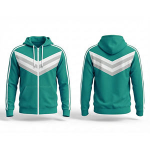 Sudadera con Capucha Premium de Cierre Completo, Mezcla de Algodón y Poliéster, Logotipo Bordado Personalizado para Hombres, Mujeres y Jóvenes, Chaqueta Deportiva con Capucha para Entrenamiento - Product Image 5