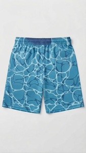 Pantalones Casuales de Hombre a la Moda, Cintura Media Elástica, 100% Poliéster, Holgados, Transpirables, de Secado Rápido, con Estampado y Cierre con Cordón Frontal - Product Image 2