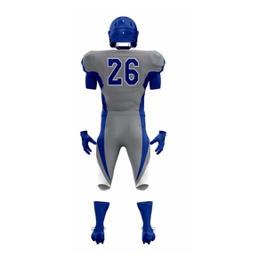 High Quality Latest Style XL Size American Football Uniform Quick Dry Breathable Sets Plus Size Features 100% Polyester Chicago - Product Image 2