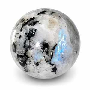 Vente en gros de pierres de lune arc-en-ciel naturelles polies de qualité supérieure, écologiques, petites sphères de 5-6 cm pour la guérison, le Feng Shui, l'amour et la maison - Product Image 6