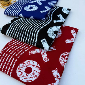 Tissu africain personnalisé imprimé à la cire et coton Ankara OEM pour robes vêtements sacs accessoires idéal pour l'image de marque politique Maroc - Product Image 1