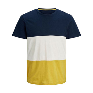 เสื้อยืดคอกลมทรงวินเทจ ผ้าโพลีเอสเตอร์/คอตตอนเนื้อหนา สำหรับผู้ชาย สวมใส่สบายๆ สีพื้น ไม่มีลาย ขายส่ง คุณภาพสูง เหมาะสำหรับฤดูร้อน - Product Image 2
