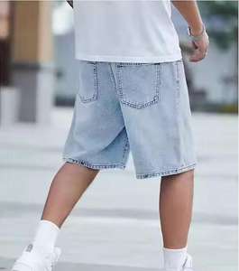 Pantalones Cortos de Mezclilla para Hombre, a la Moda, de Spandex/Algodón, Transpirables, Resistentes al Viento, Ecológicos, Casuales, de Verano - Product Image 4