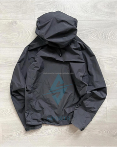 New Design Hooded Winter Windbreaker <b>Jacket</b> High Quality <b>Men</b> Sport Embroidery Waterproof Eco-Friendly OEM Service Front Logo - Product Image 4