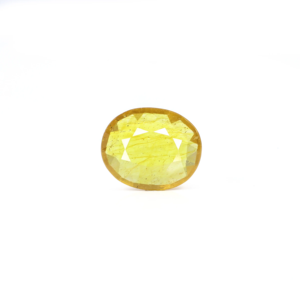 Exquisite 5.55 Carat Oval Cut Yellow Sapphire Loose Gemstone for Fine Jewelry - Product Image 1