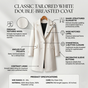 Chaqueta Blazer Blanca Personalizada para Mujeres, Ropa Masónica, de Hermandad y Fraternidad Griega, Elegante Chaqueta Delta Sigma - Product Image 5