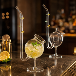 Verres à cocktail transparents en borosilicate faits à la main de 450 ml, sans plomb, coupe Martini, verres à Margarita, verrerie de bar réutilisable en gros - Product Image 6