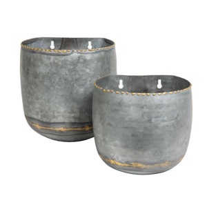 Best Trending Wall Mounted <b>Galvanized</b> <b>Planter</b> And Flower Vases Indoor Decorative Flower Pots Hanging <b>Planters</b> - Product Image 3