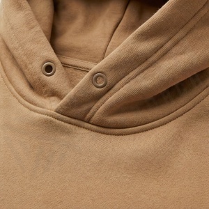 Sudadera con Capucha Oversize Lisa Teñida y Bordada, Transpirable, de Algodón, para Serigrafía y Personalización de Marca, Color Personalizado - Product Image 4