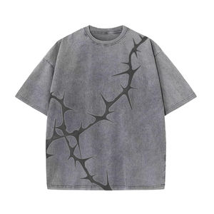 เสื้อยืดโอเวอร์ไซส์ลายพิมพ์กรดแบบสกรีนสั่งทำพิเศษปี 2026 ดีไซน์ทันสมัย ผ้าและงานพิมพ์ออกแบบเอง - Product Image 4