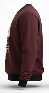 Custom <b>Mens</b> Anti-Wrinkle Crewneck Sweatshirt Premium Fleece Regular Full Sleeve 100% Polyester Knitted Nature Graphic <b>Pullover</b> - Product Image 3