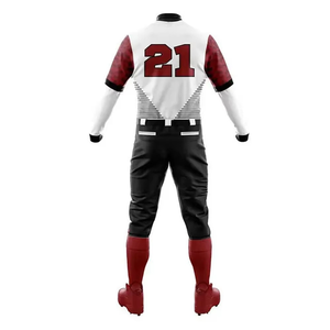 Tenue de baseball confortable et respirante, vêtements de sport à séchage rapide, uniformes de softball à prix avantageux, qualité supérieure, couleur unie - Product Image 3