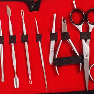 Professional <b>Nail</b> Care Kit 10 Pieces Manicure Tool <b>Set</b> Stainless Steel Grooming Pedicure Beauty Tools - Product Image 4