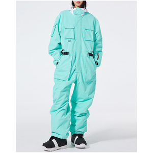 Traje de Esquí de Invierno Impermeable y Cortavientos de Alta Calidad con Cremallera, Capucha Estampada, Calefacción y Transpirable para Snowboard y Esquí - Product Image 2