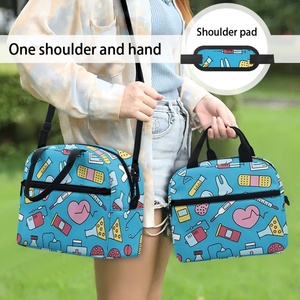 Medical Supplies Pattern Lunch <b>Bag</b> for Doctor Gift Dropship Print on Demand Spacious Meal <b>Bag</b> Stylish Insulated <b>Nurse</b> Picnic <b>Bag</b> - Product Image 4