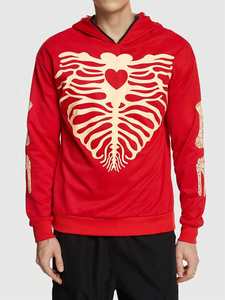 Sweats à capuche personnalisés pour hommes, design OEM sur mesure, style streetwear, sweats à capuche avec fermeture éclair intégrale pour hommes, sweats à capuche tendance. - Product Image 4