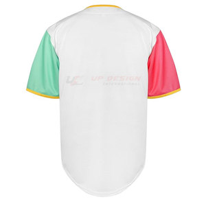 เสื้อเบสบอลแขนสั้น ดีไซน์โดดเด่น ราคาประหยัด ระบายอากาศได้ดี สีสันตามสั่ง คุณภาพสูง สำหรับผู้ใหญ่ - Product Image 3