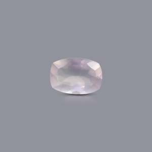 Emerald Cut Rose Quartz Loose Gemstone 5 Carat for Fine Jewelry - Product Image 1