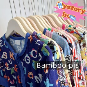 婴儿拉链连体睡衣批发 Whatnot RTS 婴儿竹纤维睡衣套装 婴儿随机服装 - Product Image 4