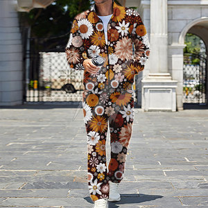 Chándal Deportivo Sublimado para Hombre, Estilo Moderno y Transpirable, Corte Ajustado, Poliéster y Algodón - Product Image 4