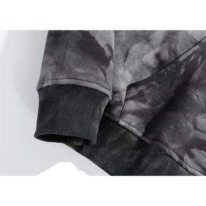 Sweat-shirts en coton 100% tie-dye personnalisés, look tendance, qualité supérieure, logo personnalisé, sweat-shirt en molleton tie-dye en gros pour hommes - Product Image 4