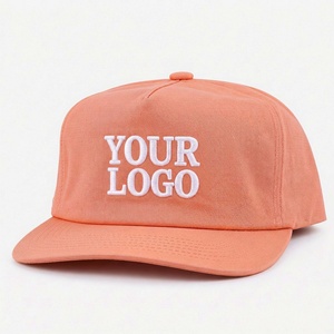 Casquette de baseball à 5 panneaux avec logo personnalisé, non structurée, coupe ample, profil haut, style urbain, streetwear, mode décontractée - Product Image 4