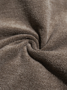 Sudadera con capucha y cremallera para hombre, de invierno, con lavado ácido, 100% algodón polar, ecológica, informal, de corte holgado, con bolsillo frontal y logo, color liso. - Product Image 6