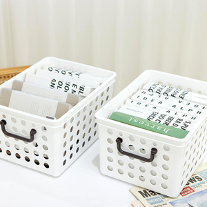 Organizador de Cajones SongSong, Juego de 5 Piezas, Apilable, Contemporáneo, Cestas de Almacenamiento para el Hogar, Fabricado en Corea, Mini Armario de Plástico PP Blanco - Product Image 3