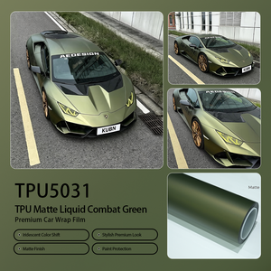 ฟิล์ม TPU แบบด้าน สีเขียวเข้ม ยืดหยุ่นได้ดี กันน้ำ กันรอยขีดข่วน ป้องกันเหลือง ขายส่งแบบม้วน - Product Image 1