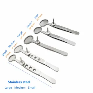 Pinzas para Calazión de Acero Inoxidable, Instrumento Quirúrgico Oftalmológico, Pinzas para Párpados de Punta Fina para Aplicaciones Oftálmicas Profesionales - Product Image 4